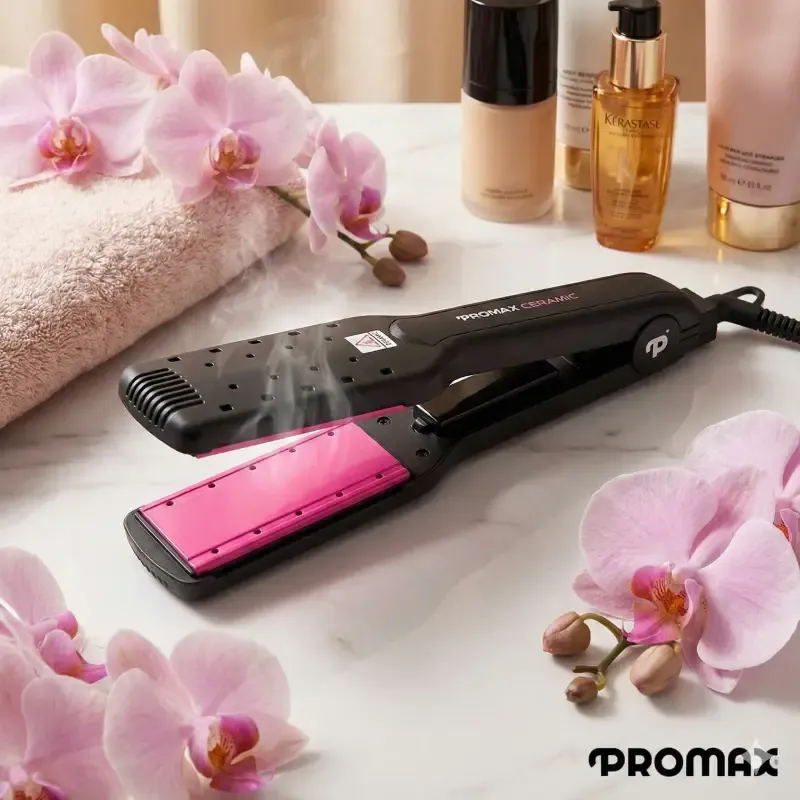 خرید اتو مو پرومکس ۵۵۰۰ کف سرامیک خشک و تر