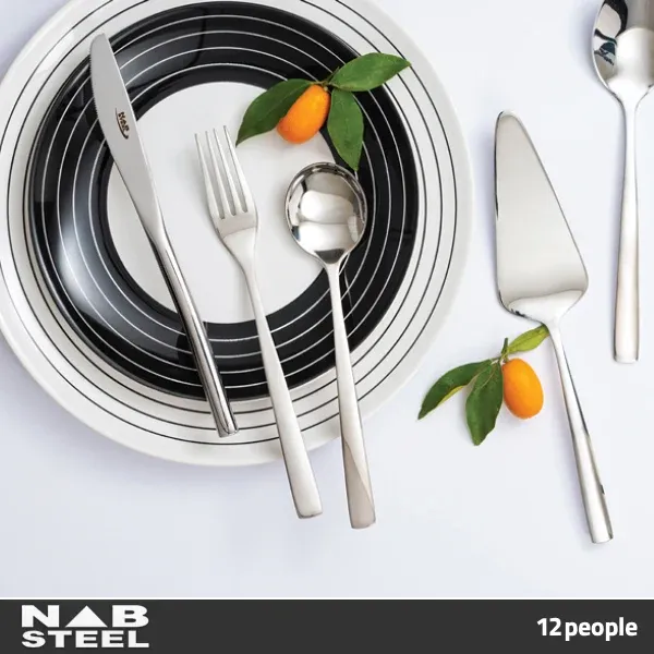 بهترین قاشق چنگال ناب استیل 12 نفره