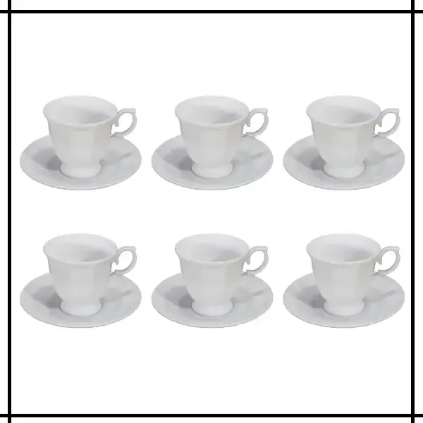 خرید سرویس چای خوری چینی زرین 12 پارچه