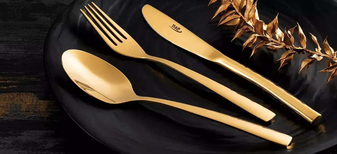 قاشق چنگال ناب استیل 6 نفره