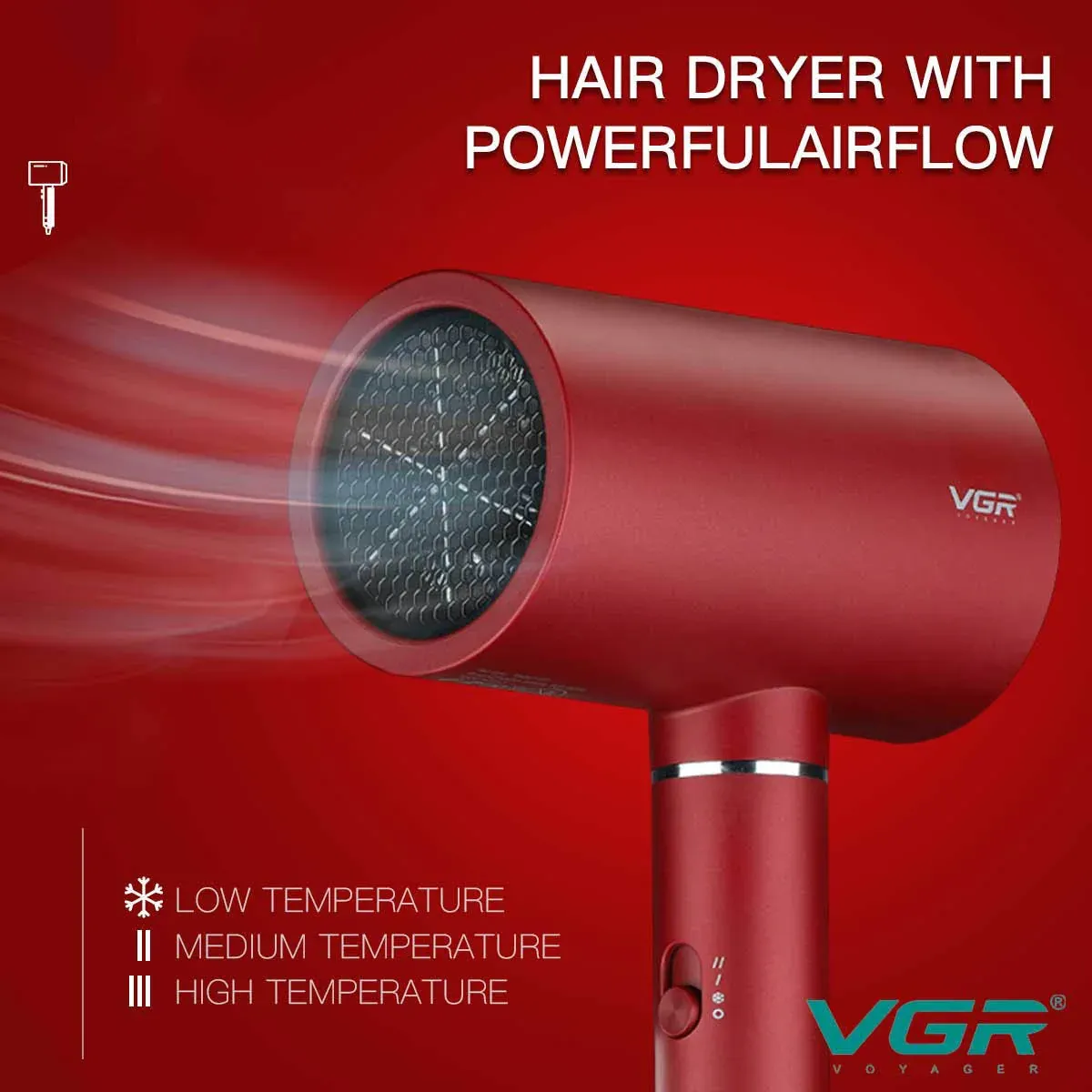 خرید سشوار وی جی آر مناسب مصارف شخصی و آرایشگاهی