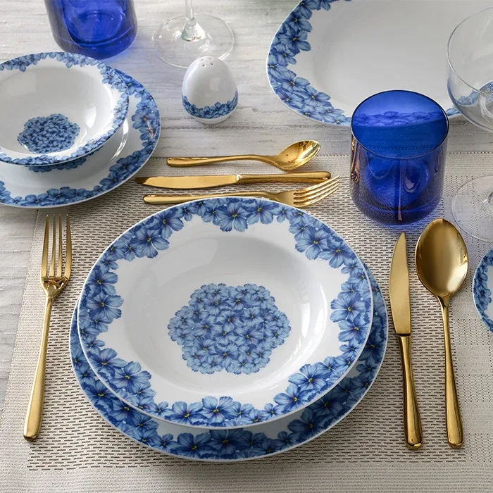 خرید سرویس چینی آبی با بهترین قیمت