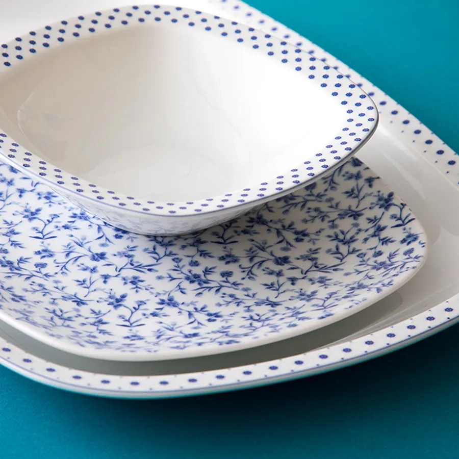 خرید سرویس چینی آبی برای جهیزیه