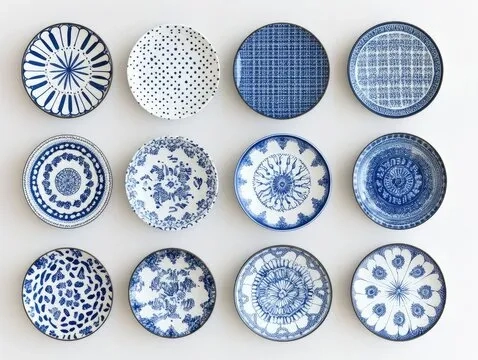 مدلهای ظروف چینی آبی