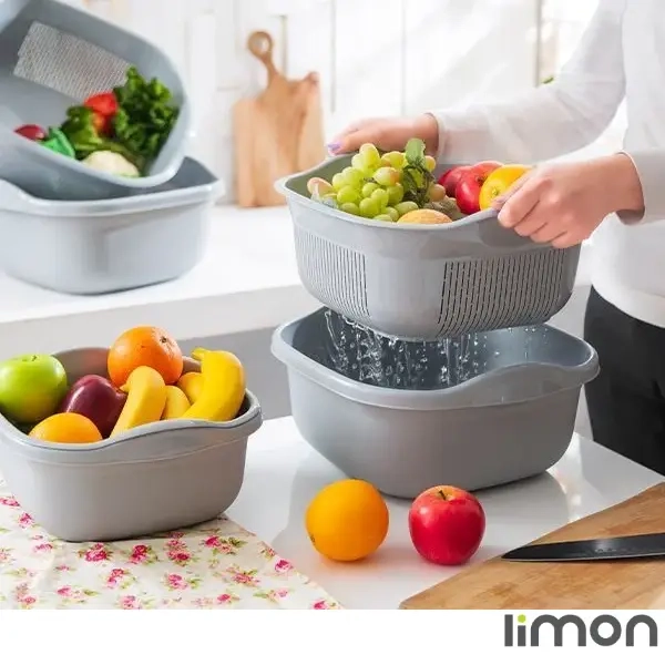 خرید بهترین آبکش و لگن پلاستیکی ارزان