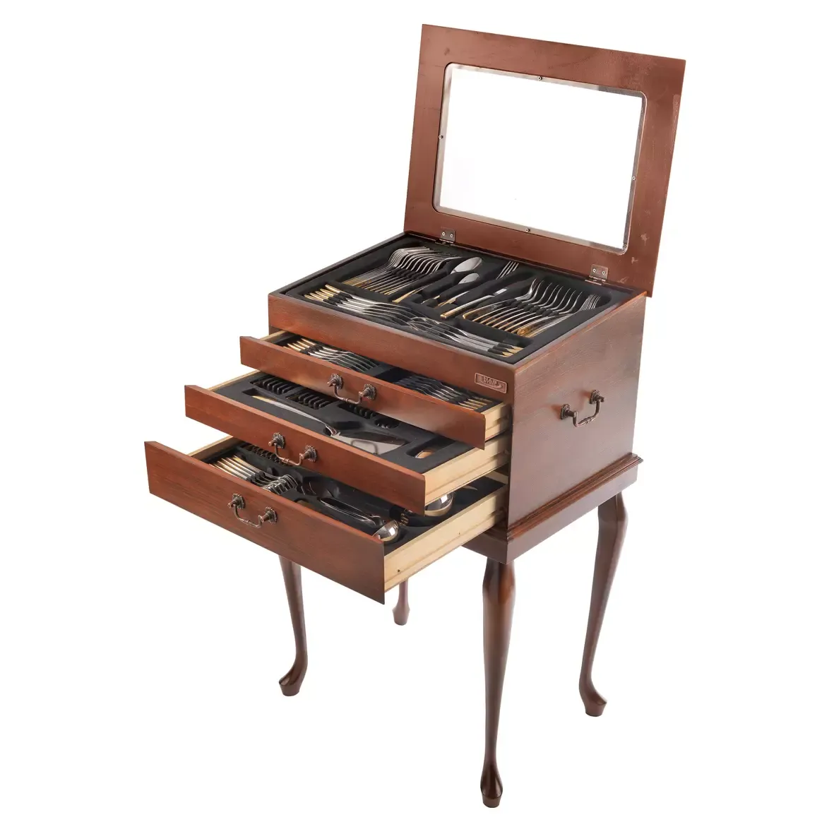 خرید آنلاین قاشق چنگال ناب استیل مدل فلورانس