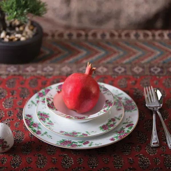 خرید ارزان چینی زرین طرح بیدگل