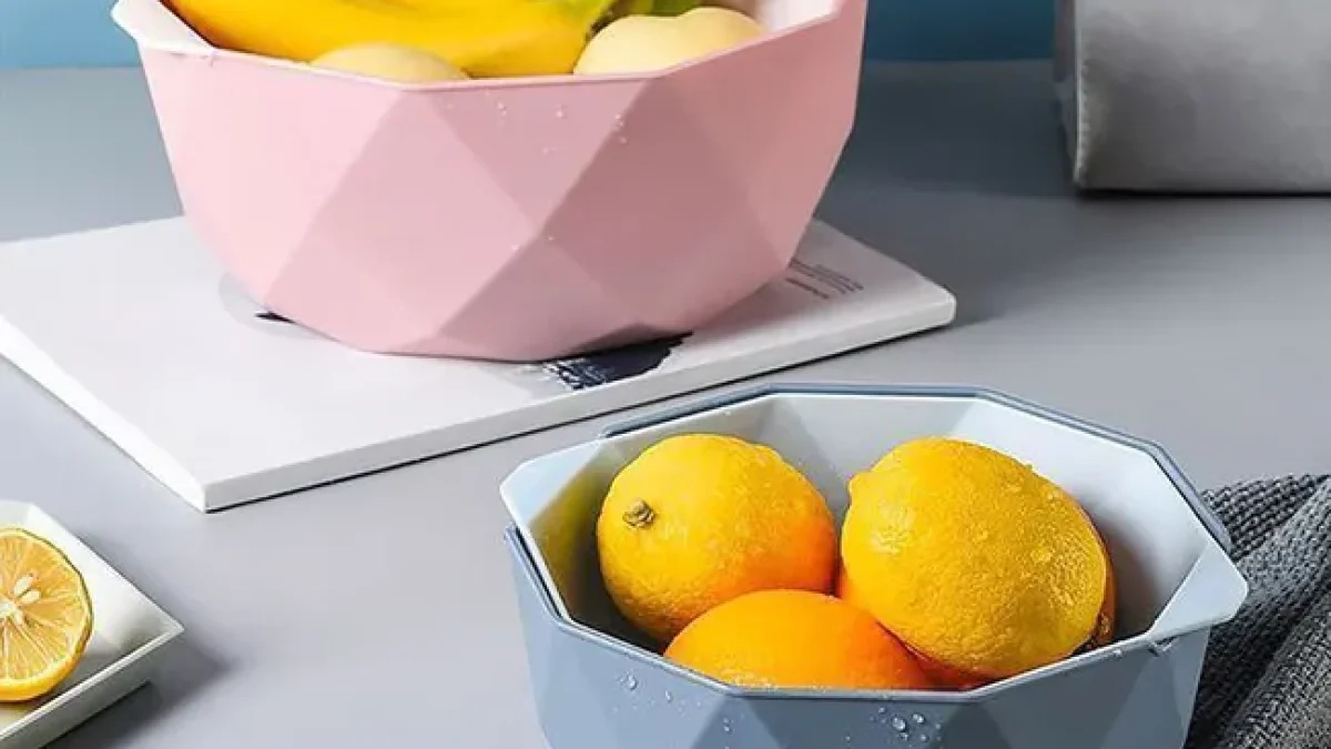 خرید آنلاین ست آبکش و لگن لیمون