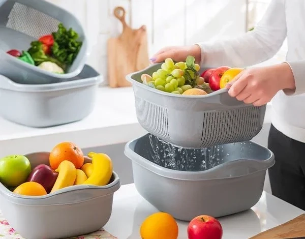 ست آبکش و لگن لیمون