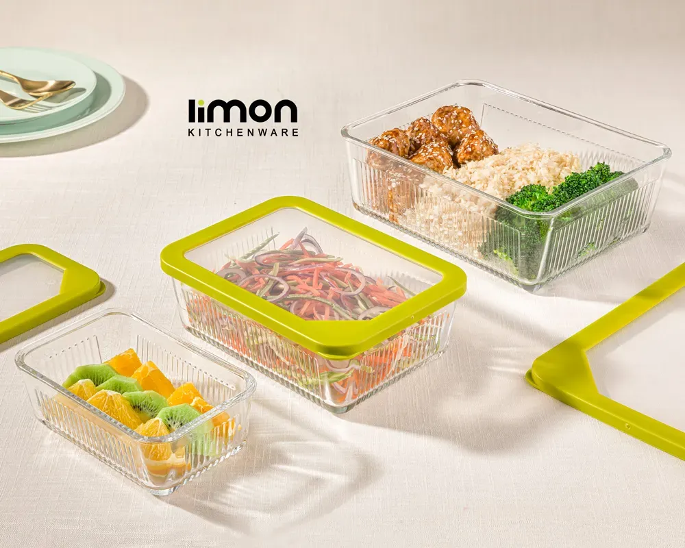 قیمت ظرف شیشه ای  در دار لیمون