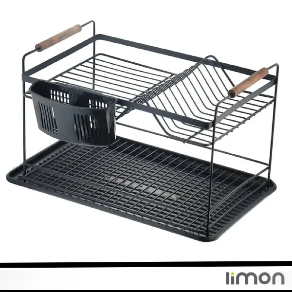 آبچکان لیمون فلزی دسته چوبی مشکی