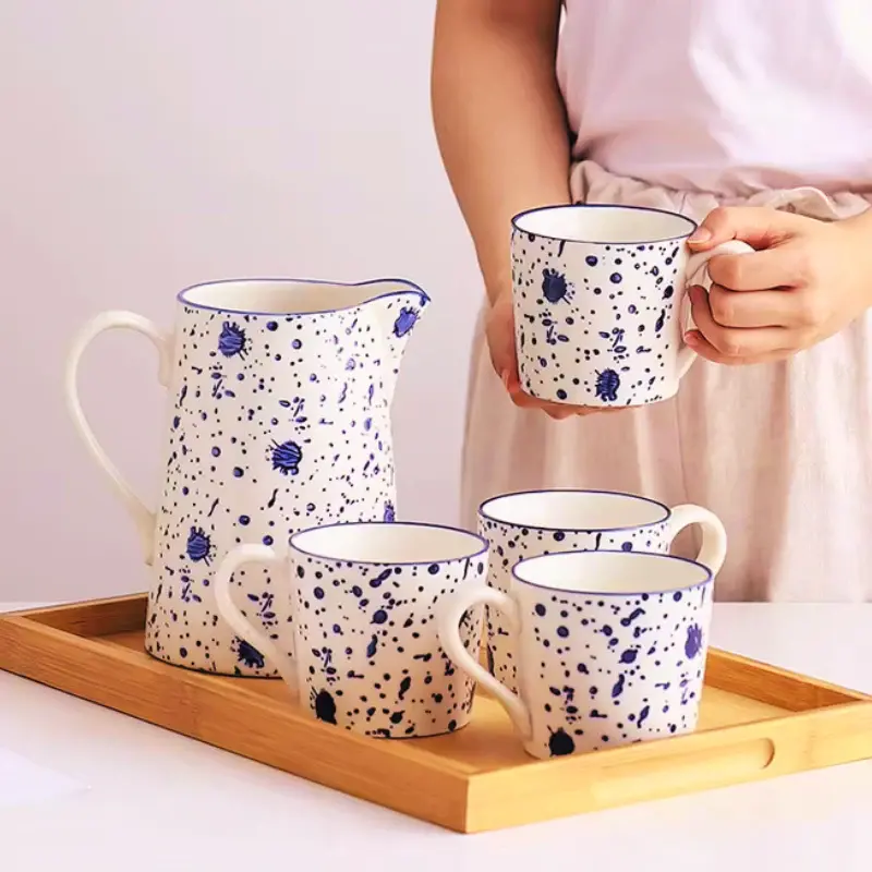 خرید ست پارچ آب چینی و لیوان