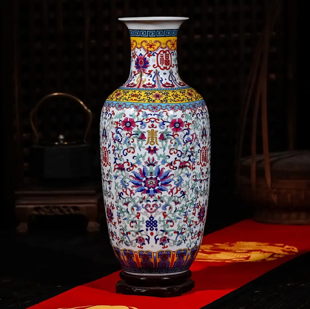 خرید گلدان چینی مدل سلطنتی