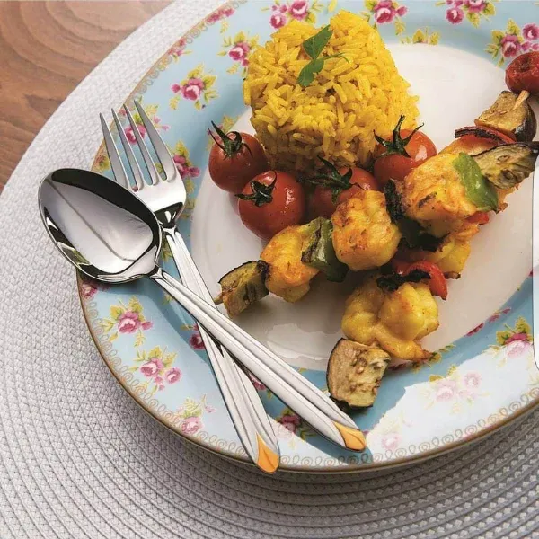 قاشق چنگال ناب استیل مدل پالرمو