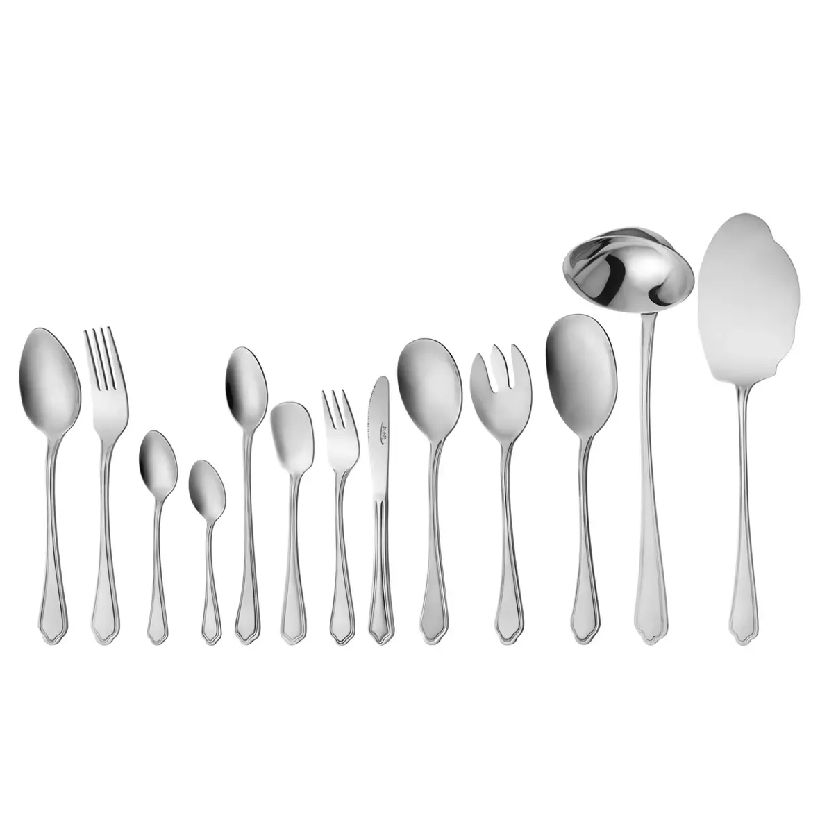 قاشق چنگال ناب استیل مدل ونیز