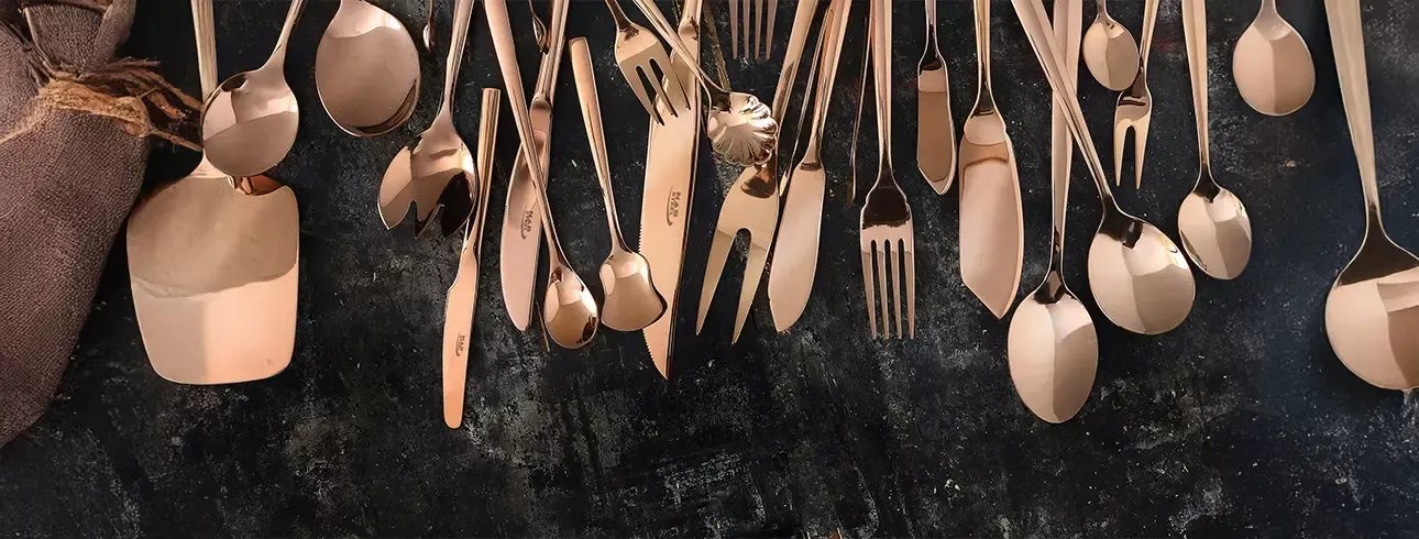 قاشق چنگال ناب استیل 24 نفره