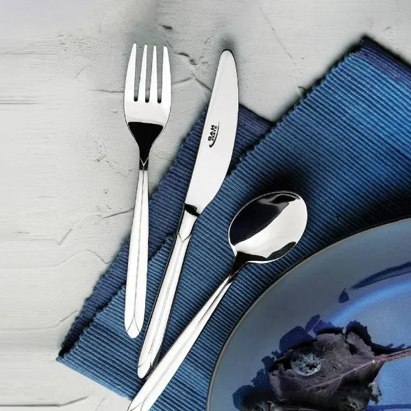 خریدقاشق چنگال ناب استیل مدل پالرمو