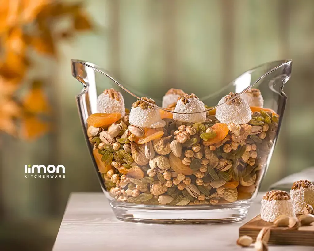 خرید کاسه آکرولیک لیمون مخصوص مهمانی و اعیاد رسمی