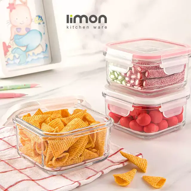 انواع ظروف شیشه ای در دار 