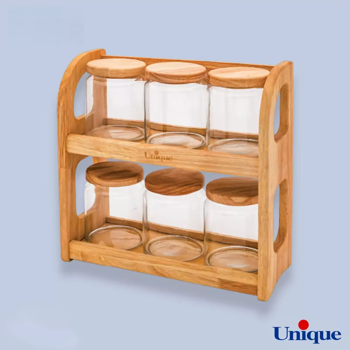 فروش ویژه انواع جا ادویه -حبوبات بامبو برند یونیک با قیمت شرکتی