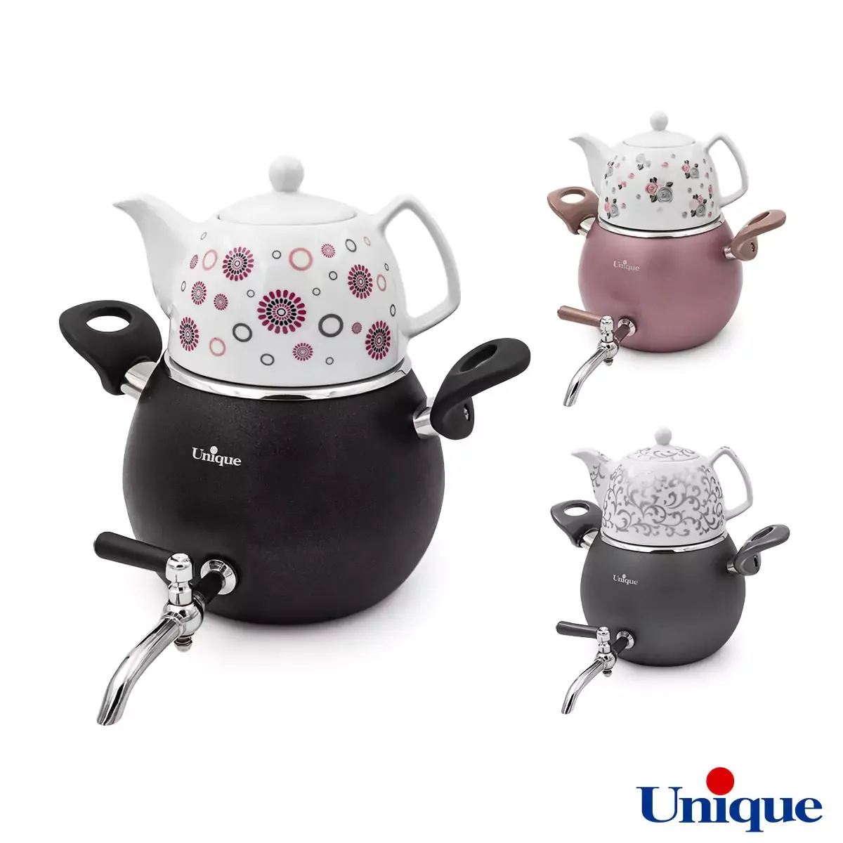 خرید انواع کتری و قوری برند یونیک با بهترین کیفیت تضمینی