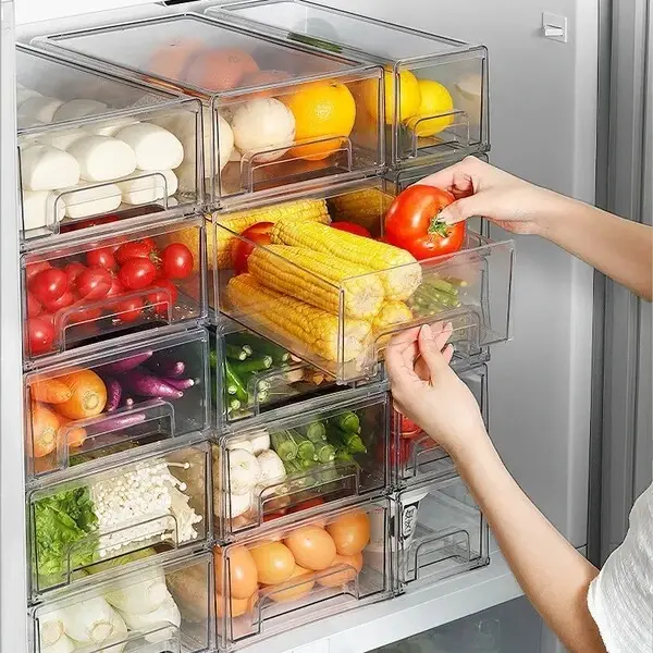 خرید انواع نظم دهنده یخچال شیشه ای و پلاستیکی با بهترین کیفیت