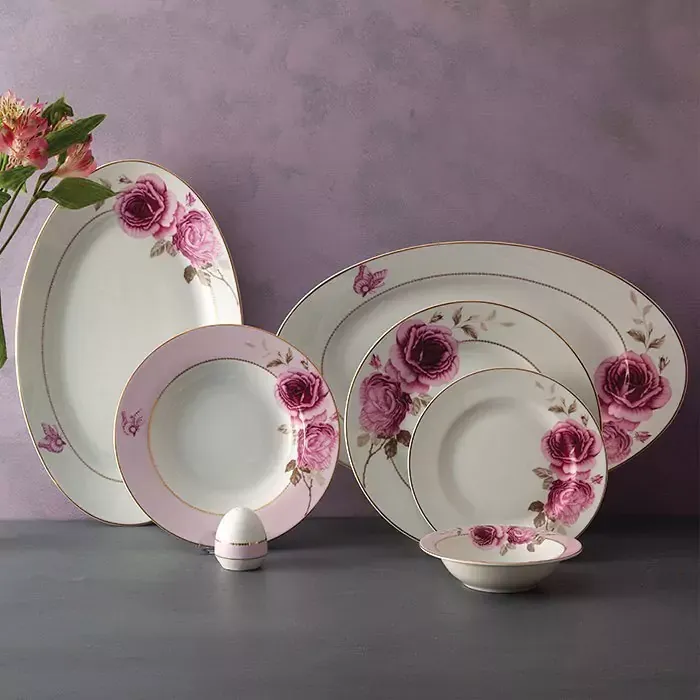 کاربرد چینی زرین طرح فلاور