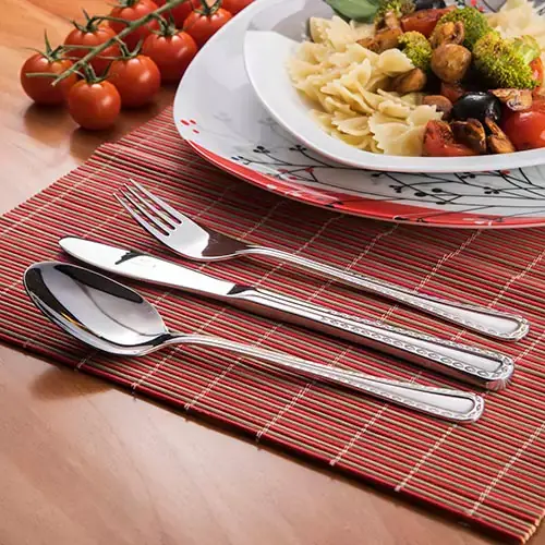 مشخصات سرویس قاشق چنگال ۱۸ نفره 
