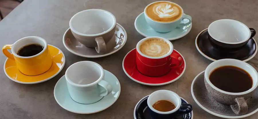 انواع فنجان قهوه