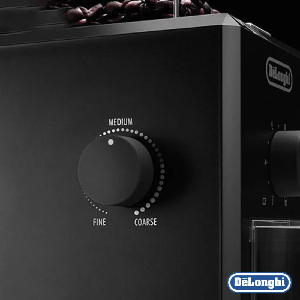 قابلیت تنظیم درجه آسیاب؛ بیش از ۳۰ انتخاب مختلف آسیاب قهوه دلونگی مدل kg79