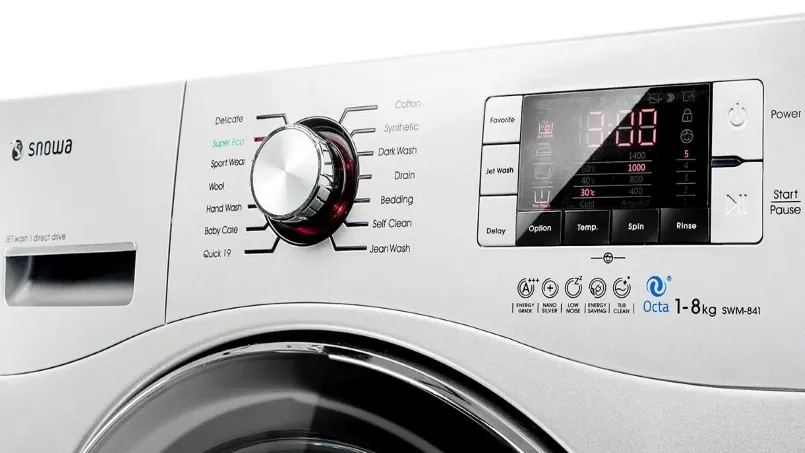 برنامه های شست و شوی ماشین لباسشویی اسنوا