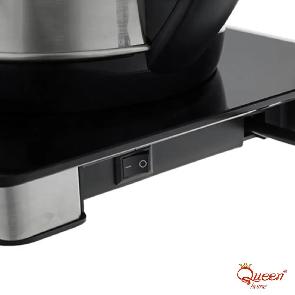 سیستم ایمنی و خاموشی خودکار چای ساز کویین هوم 2 لیتری مدل QH-8140